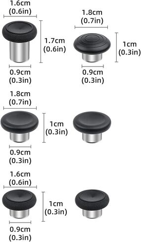 ملحقات OEM الأصلية المتوافقة مع Xbox Elite Series 2 ووحدات التحكم الأساسية - 12 قطعة بديلة أصلية، 4 مجاذيف، 6 عصا تحكم تناظرية، 2 مكون طقم إصلاح أجزاء D-Pads in Kuwait