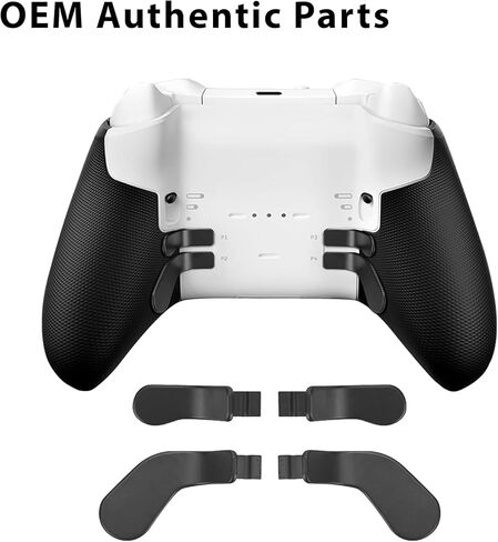 ملحقات OEM الأصلية المتوافقة مع Xbox Elite Series 2 ووحدات التحكم الأساسية - 12 قطعة بديلة أصلية، 4 مجاذيف، 6 عصا تحكم تناظرية، 2 مكون طقم إصلاح أجزاء D-Pads in Kuwait