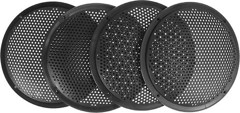 ACROPIX 8 Inch Universal Speaker Grills Cover Mesh Guard Protective Case Black - Pack of 4 in Saudi Arabia