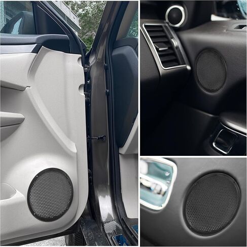 ACROPIX 8 Inch Universal Speaker Grills Cover Mesh Guard Protective Case Black - Pack of 4 in Saudi Arabia