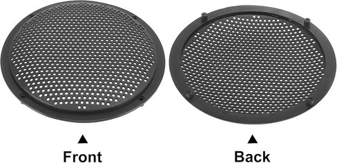 ACROPIX 8 Inch Universal Speaker Grills Cover Mesh Guard Protective Case Black - Pack of 4 in Saudi Arabia