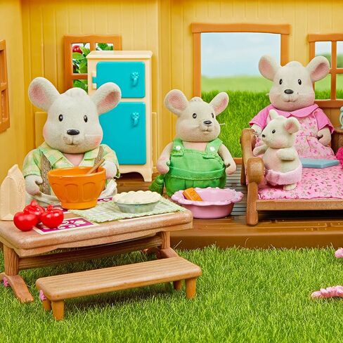 Li’l Woodzeez – Living Room & Nursery Set – 23Pcs Miniature Dollhouse Furnitures & Accessories – Pretend Play – Gift Toy for Kids 3 Years + in Saudi Arabia