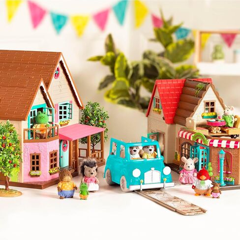 Li’l Woodzeez – Living Room & Nursery Set – 23Pcs Miniature Dollhouse Furnitures & Accessories – Pretend Play – Gift Toy for Kids 3 Years + in Kuwait