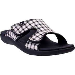 Spenco Women's Kholo Checkered Slide Sandal