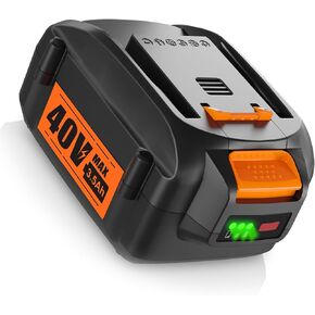 【Upgrade】 3.5Ah WA3580 Replace Battery for Worx 40V Battery Compatible with Worx 40 Volt WG180 WG280 WG380 WG580 (Not Fit for 2x20V Tools)