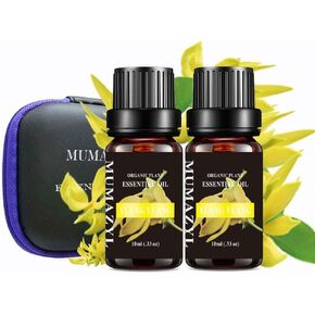 Eucalyptus Essential Oil Perfume Organic Plant Pure Grade Eucalyptus Oil for Diffuser,Car,Candle Making,Cleaning,Bedroom,Perfumes,Humidifier 2 Pack 10ml