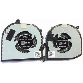 Laptop CPU+GPU Cooling Fan for Dell XPS 15 9570 & XPS 15 7590 Precision 5530 5540 Series P/N: 008YY9 0TK9J1 TK9J1 08YY9 in Kuwait