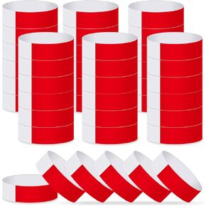 MIAHART Paper Wristbands for Events 300 Pcs Gold Event Wristbands Waterproof Party Wristbands Arm Bands for Events Lightweight Concert Wristbands (Gold)