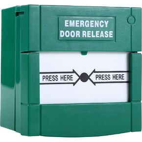 UHPPOTE Resettable Break Glass Fire Emergency Exit Release Button for Exit Door