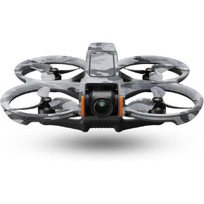 غلاف لامع لامع للطائرة بدون طيار متوافق مع DJI Avata 2 (2024) - رمادي مموه - غطاء لاصق واقٍ من الفينيل 3M ممتاز - سهل الاستخدام | صُنع في الولايات المتحدة الأمريكية بواسطة MightySkins