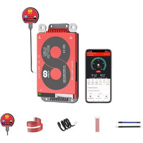DALY Smart 13S BMS 48V 100A with WiFi Module and CAN 485 Communication Protection Board for Li-ion Lithium Battery Pack(13S 48V Smart BMS+RS485+CAN+WiFi Module，100A)