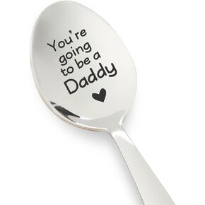 Pregnancy announcement Gift | Gift for Husband - Your Going to be Daddy | Baby Reveal Gift | Gift for Him | Dad To Be | New Dad Gift | Father’s Day Gift Idea | Pregnancy Reveal | Engraved Spoon