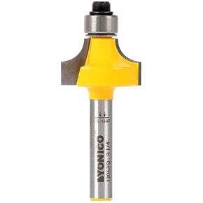 YONICO Roundover Router Bits Edge Forming 1/4-Inch Radius 1/4-Inch Shank 13063q