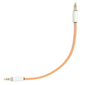 MyVolts Candycord PO-400 كابل صوت خاص، مقبس صغير مستقيم إلى مقبس صغير مستقيم، 15 سم، لون أصفر أناناس، مثالي للهندسة في سن المراهقة PO-400
