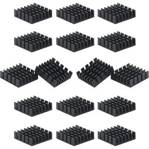 Aluminum Heat Sink Cooler Radiator for Raspberry Pi, IC Chips MOSFET Audio Amplifier 22 x 22x 10mm in Kuwait