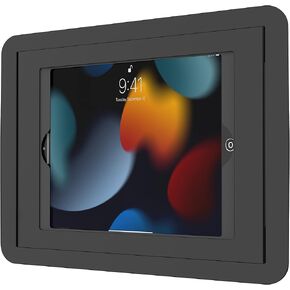 Locking iPad Wall Mount - CTA Heavy Duty Metal Frame, Interior Cable Routing, Easy Install - for iPad 5/6/7/8/9 - iPad Pro 9.7" to 11" - iPad Air 1/2/3 & Galaxy Tabs - (PAD-PARADWM)