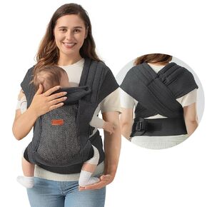 besrey Baby Carrier, Baby Wraps Carrier Mom Dad, Mens Front Back Infant Carrier, Soft Baby Holder Carrier, Baby Gift Wrap, Cloth Shirt Kangaroo Carrier, Forward Chest Carrier