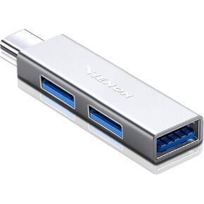 موزع USB C بثلاثة منافذ 3.0، VIENON من الألومنيوم USB C إلى USB A Hub 3.0، موسع USB مقسم USB لأجهزة MacBook Pro وMacBook Air والمزيد من أجهزة الكمبيوتر المحمول/الكمبيوتر اللوحي/الهاتف من النوع C in Kuwait
