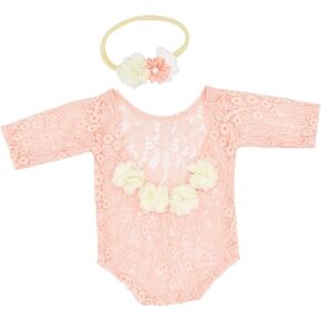 الوليد الرضع الفتيات التصوير الدعائم الطفل الدانتيل السروال القصير وتتسابق مع القوس غطاء الرأس الوليد الطفل تبادل لاطلاق النار صور الفتيات صور الدعائم in Kuwait