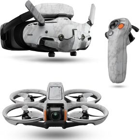 Drone Skin Compatible with DJI Avata 2 Bundle (2024) - Frost Marble - Premium 3M Vinyl Protective Wrap Decal Cover - Easy to Apply | Crafted in The USA by MightySkins
