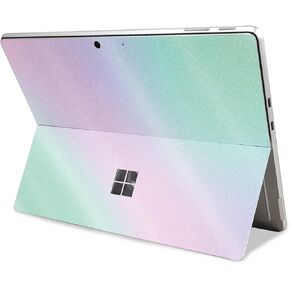 Glossy Glitter Tablet Skin Compatible with Microsoft Surface Pro 11 (2024) - Cotton Candy - Premium 3M Vinyl Protective Wrap Decal Cover - Easy to Apply | Crafted in The USA by MightySkins