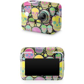 Skin Compatible with Insta360 GO 3 (2023) - Candy Skulls - Premium 3M Vinyl Protective Wrap Decal Cover - Easy to Apply | Crafted in The USA by MightySkins