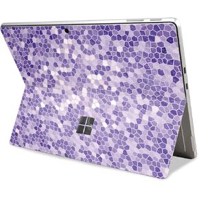 Carbon Fiber Tablet Skin Compatible with Microsoft Surface Pro 11 (2024) - Stained Glass - Premium 3M Vinyl Protective Wrap Decal Cover - Easy to Apply | Crafted in The USA by MightySkins