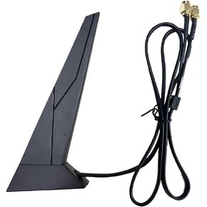 Laptops WiFi Antenna 2T2R WIFI6 Dual Band 2.4GHz 5GHz 6GHz RP-SMA for MSI Z790 Z790-A X670 X670E B760 B760M Z690 X570 B550 B460I B550I Motherboard Wi-Fi 6E