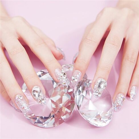 60mm(2.36 in) Large Crystal Diamond Paperweight with Stand Jewels Wedding Decorations Centerpieces Home Decor (60mm, Clear) in Kuwait