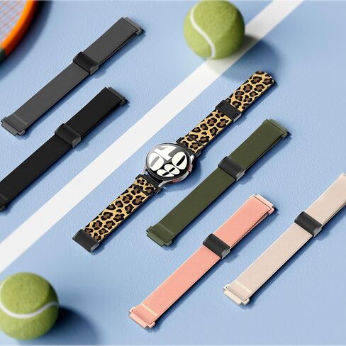 Goton Magnetic Elastic Band for Samsung Galaxy Watch 7 6 5 4 FE 40m 44mm / Ultra 47mm / Watch6 Classic 43mm 47mm / 5 Pro 45mm / 4 Classic 42mm 46mm, 20mm Stretchy Nylon Strap for Men Women in Kuwait