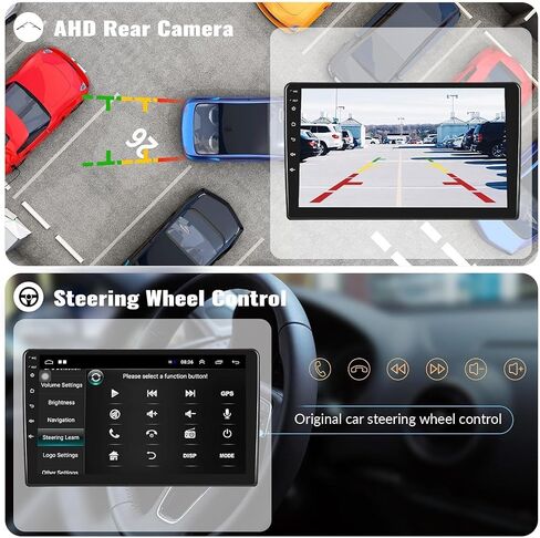 CAMECHO 2+64G Android 13 Car Stereo for Lexus ES250 ES300 ES330 2001-2006, CarPlay Radio & Android Auto Car Radio, 9" Touch Screen in-Dash GPS with Bluetooth HiFi WiFi FM/RDS SWC Mirror Link in Saudi Arabia