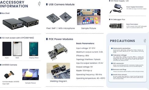 youyeetoo Licheepi 4A RISC-V Single Board Computer - RISC-V Laptop CPU TH1520 @ 2.0 GHz - 4 Tops @ INT8 (1GHz)- 8GB/16GB RAM- 32GB/128GB eMMC (POE Power Module) in Saudi Arabia