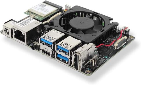 youyeetoo Tinker Edge R AI Single Board Computer RK3399Pro with 2GB RAM 1GB NPU RAM 16GB EMMC for Edge AI Applications Computing and TensorFlow Lite Models Training. (Basic Version (3+16)) in Kuwait