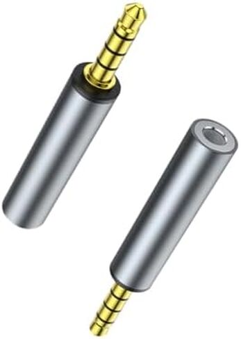 2 Pack 3.5mm Female to Female Audio Adapter，3.5mm 1/8" TRRS Stereo Adapter 3.5mm Stereo Plug Male Coupler Gold Plated Connectors, for Mobile Phones,Tablets,Car Audio,Speakers (F to F) in Saudi Arabia