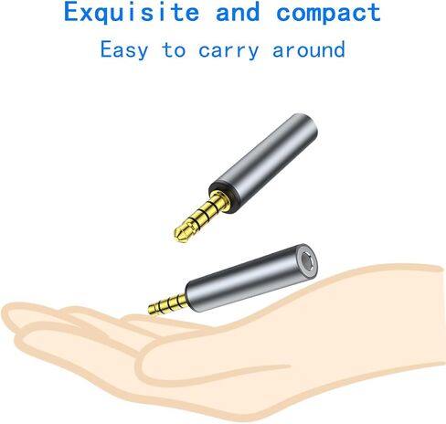 2 Pack 3.5mm Female to Female Audio Adapter，3.5mm 1/8" TRRS Stereo Adapter 3.5mm Stereo Plug Male Coupler Gold Plated Connectors, for Mobile Phones,Tablets,Car Audio,Speakers (F to F) in Saudi Arabia
