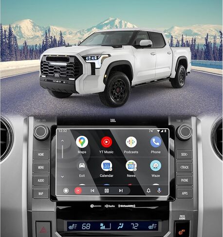 for 2020 2021 Toyota Tundra SR/SR5/Limited/Platinum/1794/TRD PRO 8 Inch Tempered Glass Screen Protector 9H Hardness Accessories Touchscreen (Not for 2022 2023 Toyota Tundra SR SR5 8 Inch) in Kuwait