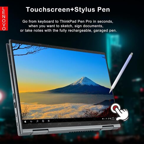 Lenovo ThinkPad X1 Yoga Gen 6 14" 4K(3840 x 2400) Touch 2-in-1 Laptop, Intel Evo Core i7-1185G7 vPro, Intel Iris Xe, 2X Thunderbolt 4, Win11 pro, w/Stylus Pen & HDMI (16GB RAM | 1TB PCIe SSD HDMI) in Saudi Arabia