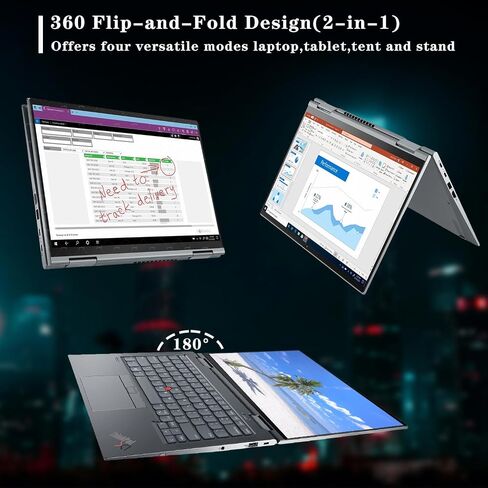 Lenovo ThinkPad X1 Yoga Gen 6 14 بوصة 4K (3840 x 2400) كمبيوتر محمول 2 في 1 يعمل باللمس، Intel Evo Core i7-1185G7 vPro، Intel Iris Xe، 2X Thunderbolt 4، Win11 pro، مع قلم ستايلس وHDMI (ذاكرة الوصول العشوائي 16 جيجابايت) |.1 تيرابايت PCIe SSD HDMI) in Saudi Arabia