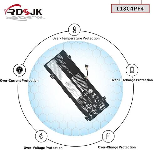 L18M4PF4 L18C4PF4 L18M4PF3 L18C4PF3 Laptop Battery for Lenovo IdeaPad C340-14API C340-14IWL C340-14IML S540-14API S540-14IML S540-14IWL Flex-14API Flex-14IML Flex-14IWL Series 5B10T09080 15.44V 50Wh in Saudi Arabia