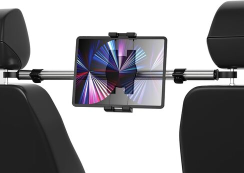 YOOZ Car Headrest Tablet Holder, Car Back Seat Tablet Mount Kids [Stretchable & Ultra-Stable] Between Seats Tablet Stand for Switch, iPad Pro Air Mini, Lenovo, iPhone, 4-12.9" Tablets & Phones in Saudi Arabia