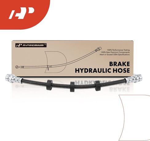 A-Premium Front Driver Side Brake Hydraulic Hose Compatible with Select Ford Models - Focus 2008-2011, Taurus X 2008-2009 - Replace# AS4Z2078A in Kuwait