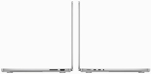Apple MacBook Pro مقاس 14 بوصة: شريحة Apple M3 Pro مع وحدة معالجة مركزية 12 نواة ووحدة معالجة رسومات 18 نواة ومحرك أقراص SSD سعة 1 تيرابايت - أسود فضائي (فضي، محرك أقراص SSD سعة 512 جيجابايت) in Saudi Arabia