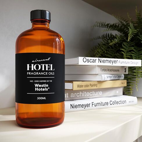 AirScent Hotel Diffuser Oil No. 1008 - White Tea, Aloe Vera & Sandalwood - Hotel Scent Dupe - Premium Fragrance Oil for Ultrasonic and Waterless Diffusers and Crafting - 120 mL, 4 fl oz Glass Bottle in Saudi Arabia