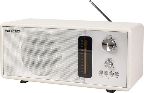 كروسلي CR3037B-WS هارموني مودرن بلوتوث FM راديو منضدية، رملي أبيض in Kuwait