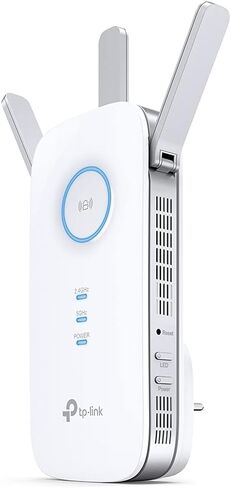 موسع نطاق TP-Link AX1800 WiFi 6 مع منفذ إيثرنت | تقوية إشارة الإنترنت للمنزل | مضخم مكرر لاسلكي ثنائي النطاق | وضع نقطة الوصول | إعداد التطبيق | متوافق مع OneMesh (RE615X) in Kuwait