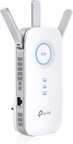 موسع نطاق TP-Link AX1800 WiFi 6 مع منفذ إيثرنت | تقوية إشارة الإنترنت للمنزل | مضخم مكرر لاسلكي ثنائي النطاق | وضع نقطة الوصول | إعداد التطبيق | متوافق مع OneMesh (RE615X) in Kuwait