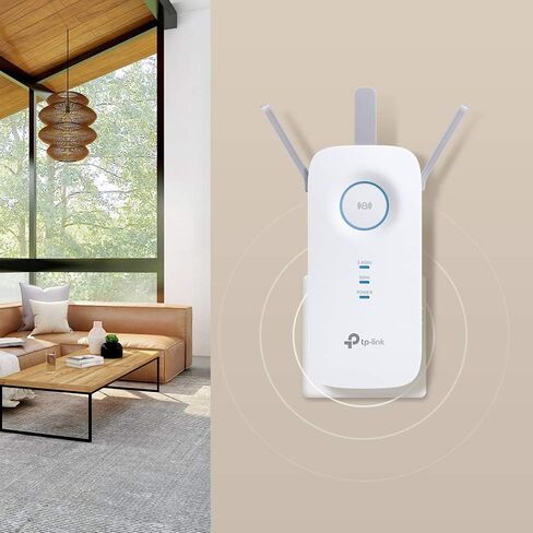 موسع نطاق TP-Link AX1800 WiFi 6 مع منفذ إيثرنت | تقوية إشارة الإنترنت للمنزل | مضخم مكرر لاسلكي ثنائي النطاق | وضع نقطة الوصول | إعداد التطبيق | متوافق مع OneMesh (RE615X) in Kuwait