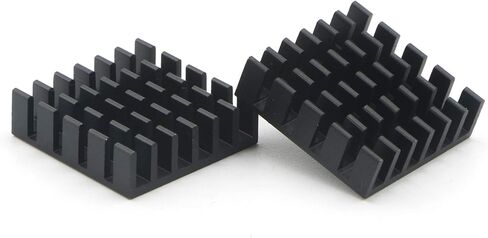 Aluminum Heat Sink Cooler Radiator for Raspberry Pi, IC Chips MOSFET Audio Amplifier 22 x 22x 10mm in Kuwait