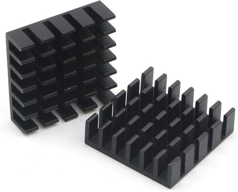 Aluminum Heat Sink Cooler Radiator for Raspberry Pi, IC Chips MOSFET Audio Amplifier 22 x 22x 10mm in Kuwait