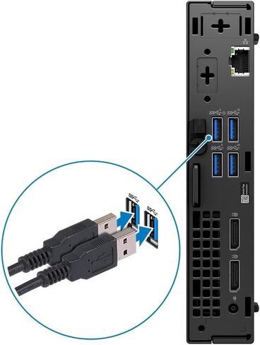Dell OptiPlex 7000 Micro PC (MFF) Intel 12th Gen Core i5-12500T (6-Core) 256GB PCIe SSD 16GB RAM WiFi 6E AX211 Windows 11 PRO (Renewed) in Saudi Arabia